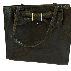 Kate Spade Mulberry Street - Gem black bow tote.